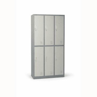 Locker Cabinet 6 Door Steel