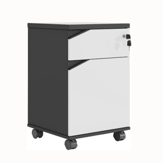 Lockable Vertical Wood File Cabinet with Drawers for A4 Letter and Legal Sized Files Ideal for Office and Living Room Storage