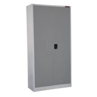 Cabinet Locker 2 Door 4 Shelf + Hanger Steel