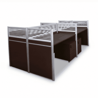 4 Man Modern Office Workstation