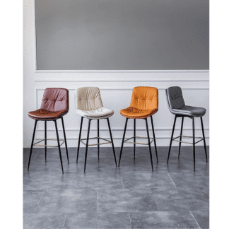 Bar Stools with Backrest Footrest