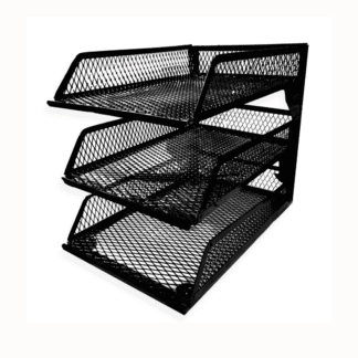 3-Tier Metal Mesh Document Tray Organizer