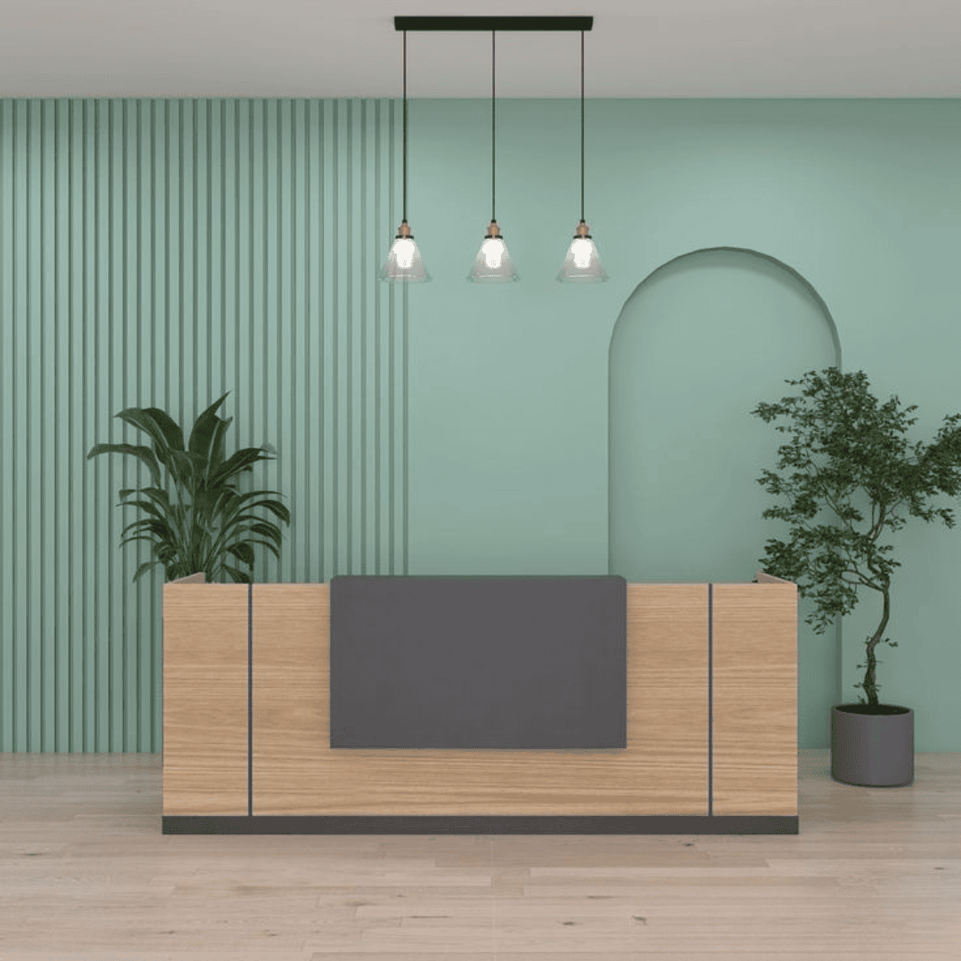 Modern Office Reception Desk