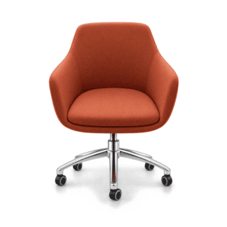 Upholstered Swivel Office Chair